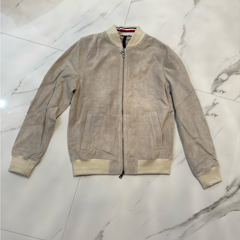 Tommy Hilfiger Light Tan Bomber Jacket